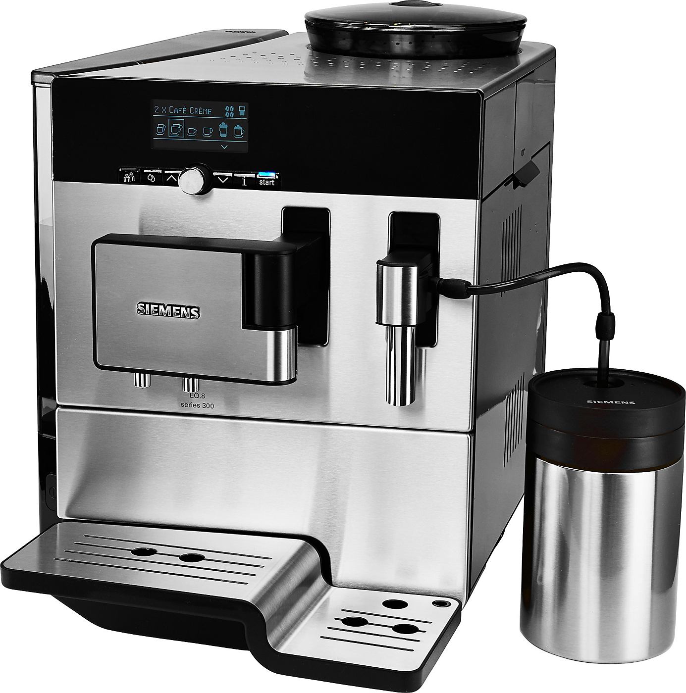 Edelstahl / Hochglanz-schwarz Edelstahl / Hochglanz-schwarz